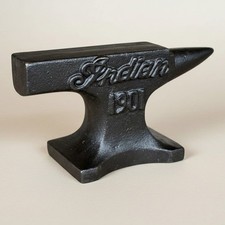 Indian Motorcycle 1901 Cast Iron Anvil Paperweight picture