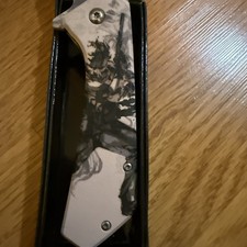 Metal Gear Solid Spring Assisted Open Pocket Knife 8” picture