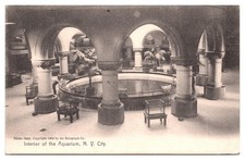 ANTQ Interior of the Aquarium, New york City, NY Postcard picture