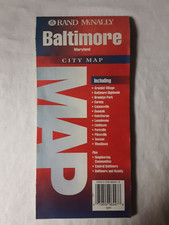Baltimore Maryland Rand McNally 1996 map inc suburbs  0-528-96447-X picture