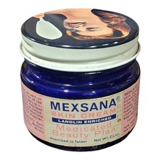 Vintage Mexsana Skin Cream Glass Jar picture