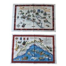 Italy Golfo Dei Poeti E Le 5 Terre w Liguria Tea Hand Kitchen Towels Souvenir picture