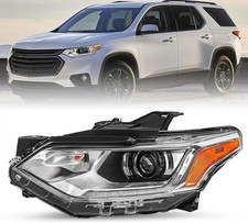 Fits for [Hid/Xenon Model] 2018-2021 Chevy Traverse LED DRL Projector Headlight picture