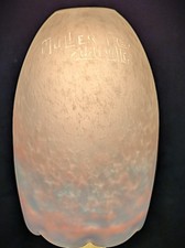 Muller Freres Art Glass Lamp Shade Pate de verre France picture