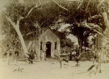Roman Catholic Church Beira Portuguese East Africa 1897 OLD PHOTO picture