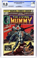Supernatural Thrillers #10 Living Mummy - 1974 - CGC 9.0 - Gil Kane & Al Milgrom picture