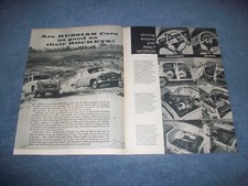 1959 Russian Moskvitch & Volga Vintage Info Article 