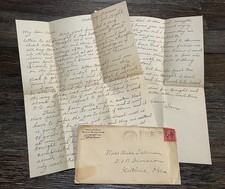 1924 Love Letter Anthony Kansas Hotel Morrison Traveling Water Plant Engineer picture