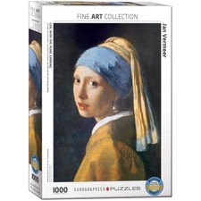 EuroGraphics Girl with A Pearl Earring by Vermeer 1000 Piece Puzzle (6000-5158) picture