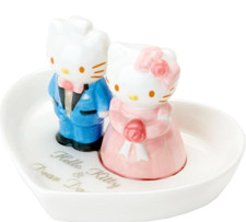 Hello Kitty Ceramic Jewelry Plate Anniversary Wedding Valentine Gift picture