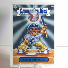 Topps 2023 Garbage Pail Kids x MLB #15b Soto Shuffling Juan Soto Sticker picture