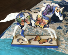THE TRAIL OF PAINTED PONIES EARTH ANGELS HORSE W/ BUTTERFLIES 12295 FIGURE picture
