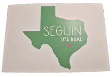 Seguin It's Real Texas Map Shape Postcard  picture