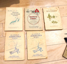 13 Vintage Cigarette Card Album Lot WILLS PLAYERS SENIOR SERVICE 100% COMPLETE picture