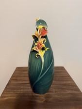 Franz Canna Lily Porcelain Vase from “Brilliant Blooms Collection” FZO1730 picture