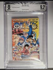 BGS 9.2 One Piece Vol.107 1st Printing Japanese comic White Pages Manga picture