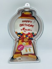 1987 Wilton Gumball Machine Aluminum Cake Pan #2105-2858 picture