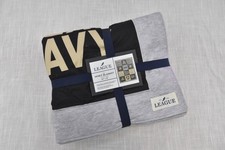 NWT League Army Vs Navy Spirit Blanket 80x62 Collegiate Rivalry Throw Fleece Nav picture