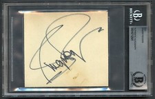 Ginger Rogers d1995 signed autograph auto 3.5x4 cut Actress & Dancer BAS Slabbed picture