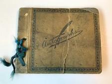 Vintage 1928 Ann Arbor MI Michigan Autograph Book With Writing Antique Ephemera* picture