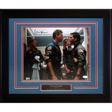 Val Kilmer Autographed Top Gun (with Tom Cruise) Deluxe Framed 11x14 Photo - JSA picture