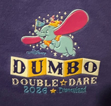 NWTRunDisney Dumbo Double Dare 70th Anniversary Disneyland Large Zip Up Jacket picture
