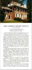 The Corbit-Sharp House Odessa DE Vintage Travel Leaflet TL6 picture