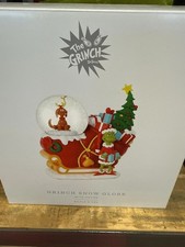 Hallmark how the Grinch stole Christmas snow globe figurine with music new picture