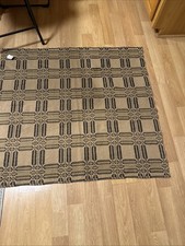 Vintage Family Heirloom Weavers Square Small Blanket 48” by 44” picture
