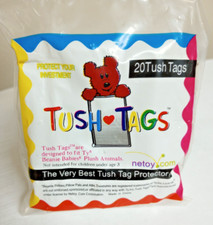 Beanie Baby Tush Tag Protector for Beanie Babies for Bean - 20 Pieces. picture