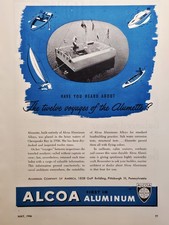 1946 Alcoa Aluminum Alloys Pittsburgh PA Print Ad - for Standard Shipbuilding picture