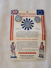 Vintage Revolutionary War Buttons Replica - Colonial Craftsmen picture