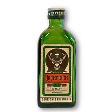 Jägermeister Mini Meister Bottle 0.1L Collectible Vintage Miniature Empty Bottle picture