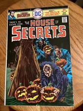 House of Secrets 139 7.5 VF- Bernie Wrightson Pumpkin Halloween Cover 1976 picture