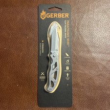 Gerber PARAFRAME MINI - Silver Stainless Steel Clip Folding Knife picture