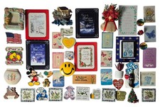 45 PC Vintage Novelty Souvenir Fridge Magnets Cottage Granny Core picture