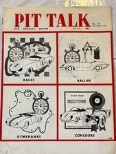 Pit Talk SCCA New England Region Magazine Lot Oct 1967-Jul 1968-Jun 1972 picture