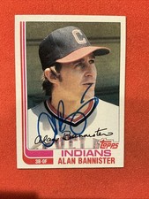 Alan  Bannister 🔥🔥MLB: 1982 Topps🔥🔥Autograph🔥🔥 picture