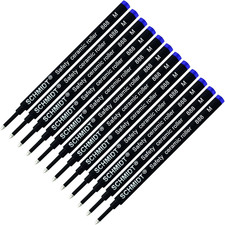 Paquete de 12 recambios para bolígrafo Schmidt 888 azul mediano picture