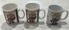Saturday Evening Post Coffee Mug Set of 3 Vintage Made in Japan Cup Lot picture