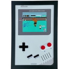 Mike Tyson Autographed Nintendo Punchout Gameboy Deluxe Framed Shadowbox Display picture