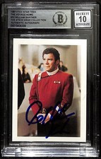 William Shatner Capt Kirk Signed 1984 FTCC Star Trek III  #53 Auto 10 BECKETT picture