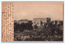 1911 The J.L.L. Building Panoramic View Jewell Iowa IA Antique Posted Postcard picture