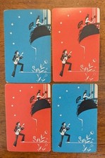 Vintage Serenade Playing Cards – 4 Single Swap Cards Retro Scrap Crafts Art picture