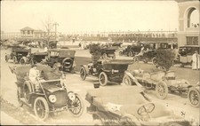 Nassau Long Beach NY Automobile Parade A. Fowler c1910s Real Photo Postcard bhn picture