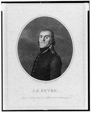 Photo:Pierre-Fran�ois-Joseph Lefebvre French Soldier Portrait Print 1790s picture