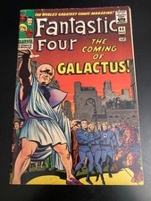 Lookee... FANTASTIC FOUR #48 (1966) *Big Galactus Key* Flat, Bright & Colorful picture