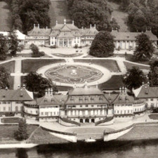 * Antique RPPC Dresden Aerial View Of Schloss Pillnitz Castle Pillnitz DDR picture