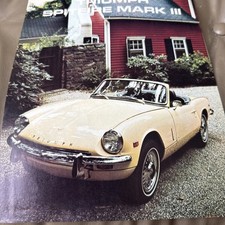 1969 Triumph Spitfire Mark III Factory Dealership Sales Brochure picture