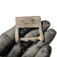 Masterpiece Crusader Knight Bronze Equestrian Strap Pendant 50mm Engraved COA picture